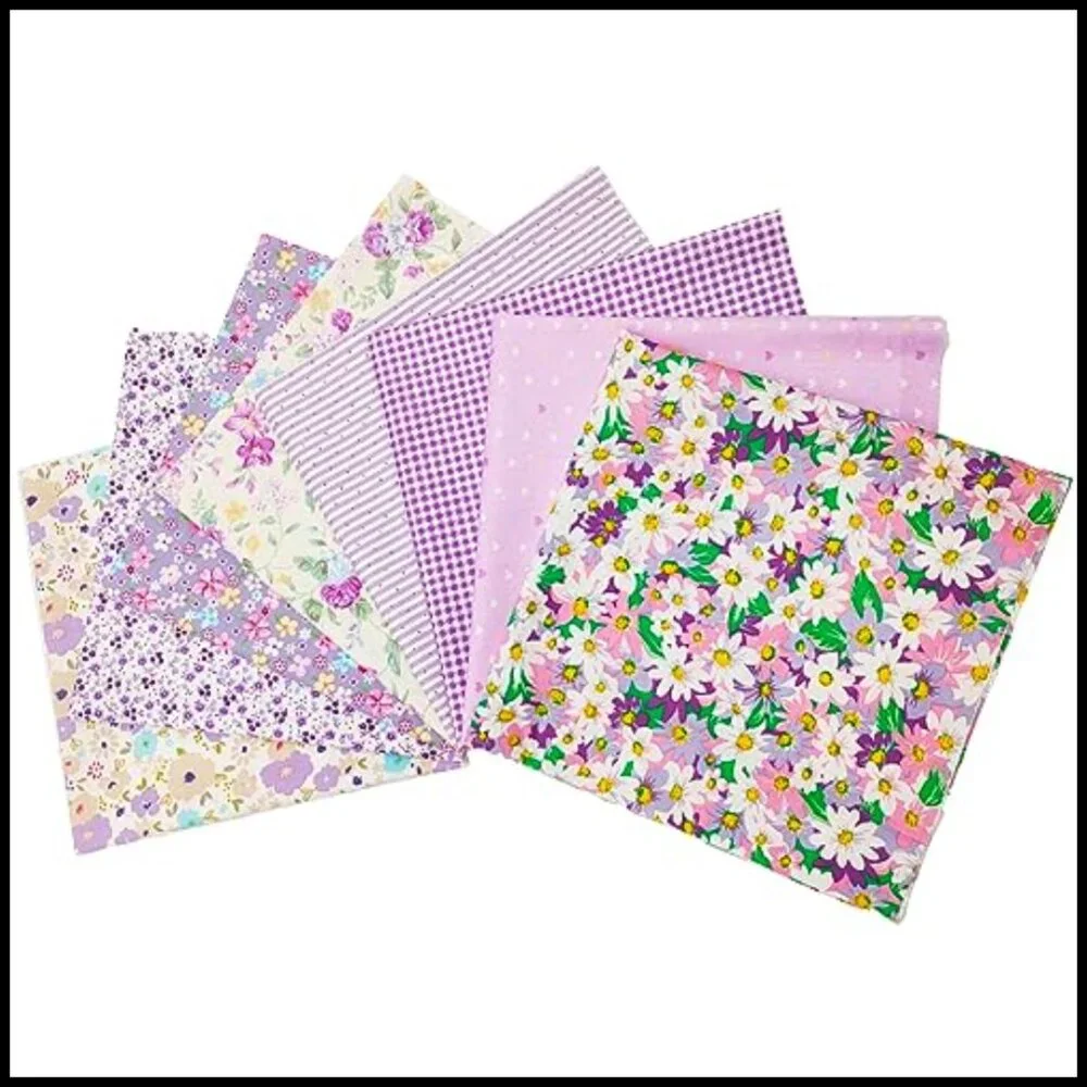 Pre-Cut Cotton Fabric Squares for Quilting Sewing Crafting DIY Projects